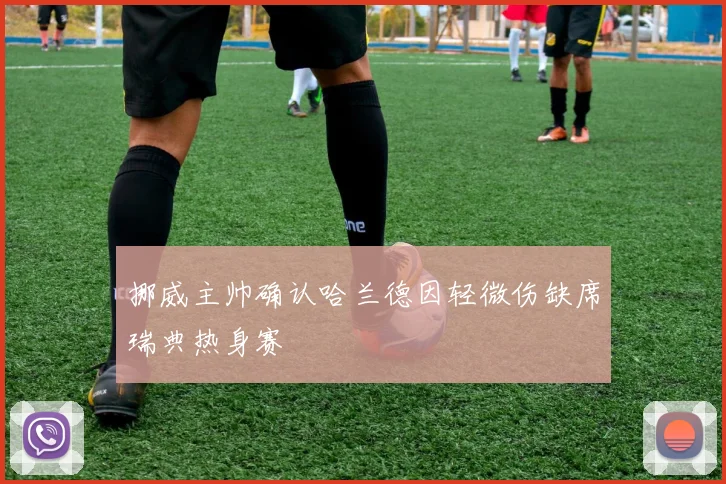 挪威主帅确认哈兰德因轻微伤缺席瑞典热身赛
